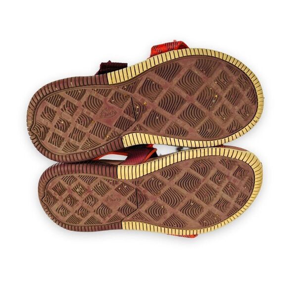 Chaco Confluence Grenadine Sports Sandals Reddish Orange J106934 Women's 7 - Picture 8 of 10